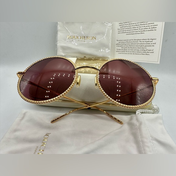 👑Boucheron  Paris BC0045S ‼️Size 56-21-135 By KERING Eyewear 100% - Picture 6 of 16